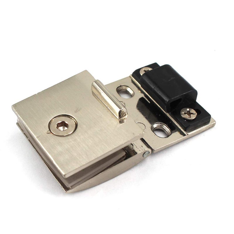 SeeRaphee 90 Degree Glass Door Pivot Hinge Kit Zinc Alloy Shower Hinge Glass Door Clamp Clip 2PCS with Screws,Adaptive 5-8mm Glass - Image 3